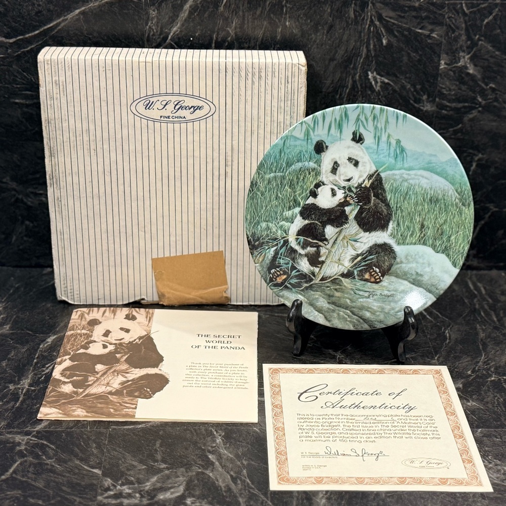 W.L. George “A Mother’s Cure” by Joyce Bridgett Collector Plate